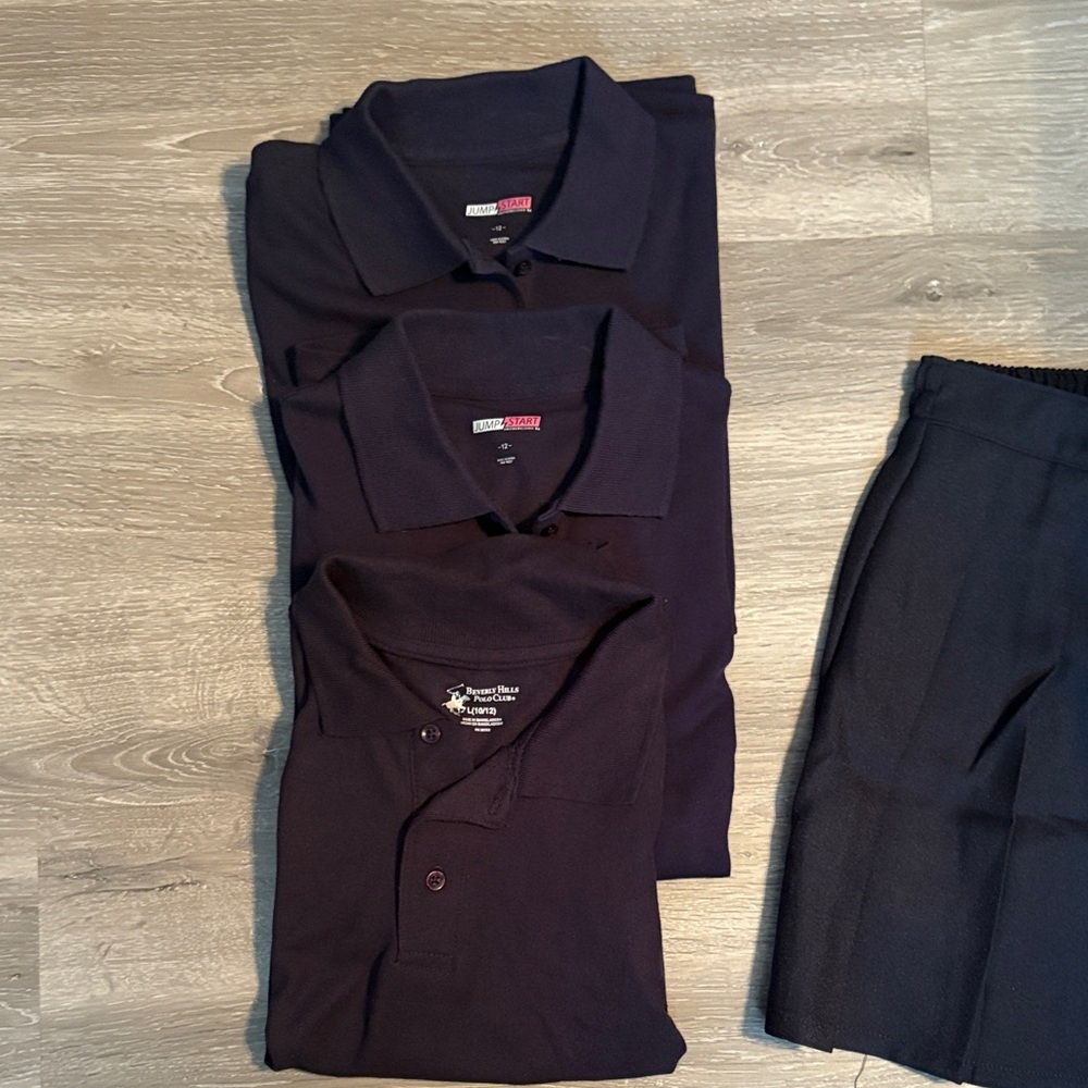Girls uniform shirts